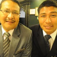 フレンドリーなレセプショニスト