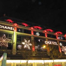 クリスマス時期のイルミネーション