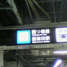 四つ橋線西梅田駅