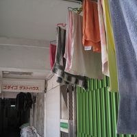 洗濯干し、初めて体験しました☆