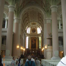 教会内部です。