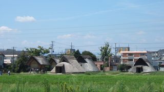 弥生時代の住居と水田！
