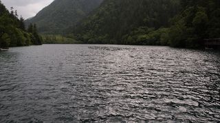 パンダをみかけたという湖