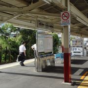 新京成電鉄の本社と車庫がある