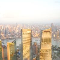 『グランドハイアット上海』部屋からの眺望です。