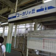 ニュータウンの駅