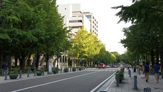 日本初の西洋式街路です