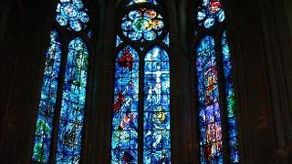 シャガールのステンドグラス