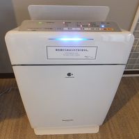 空気清浄機＆加湿器、靴乾燥機も常備。