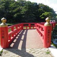 沼に架かる八ツ橋