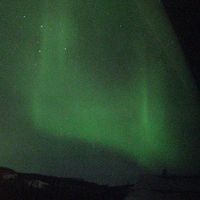 離れの部屋からのｵｰﾛﾗ