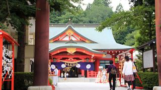 青葉城址に佇む神社