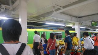 鉄道博物館開園前のニューシャトル大宮駅です