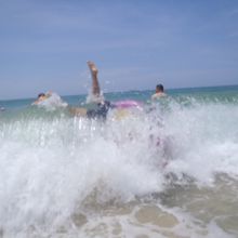 大東海　波と戯れる