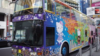 キティちゃんのオープンバス