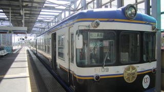 かわいい電車でのんびり移動