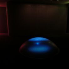 胎児体験。音と振動なので写真ではわかりにくいですね。