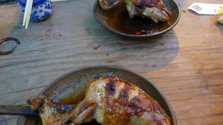 大自然に囲まれたレストラン