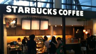 海外出発前にコーヒーブレイク