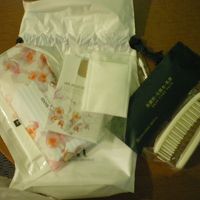 女性専用フロアの特典アメニティだそうです。