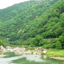 笠置寺がある笠置山（かさぎやま）周辺