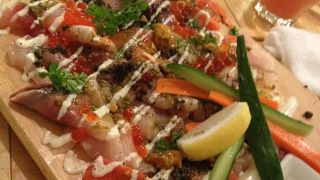 うまい！ワインにあう魚の創作料理ばかり！