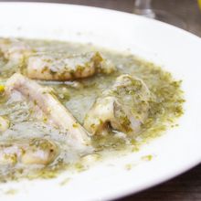 うなぎのグリーンソース煮