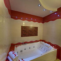 スイートのバスタブ(ジャグジー)