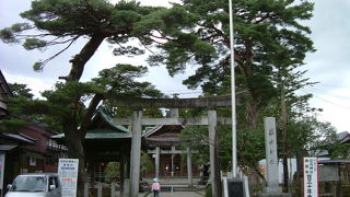 庄内藩主の居城であった鶴ケ岡城の本丸址