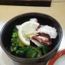 酢ダコ（つまみ）