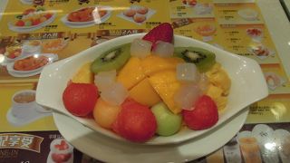 フルーツが甘い！