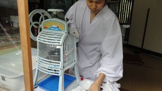 氷室神社のかき氷