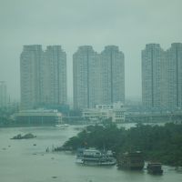 ホテルの窓からの展望です。