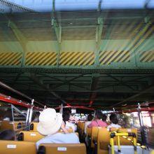 ガード下を通過するときは迫力あって子供たちも大喜び