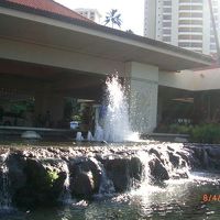 レセプションの噴水