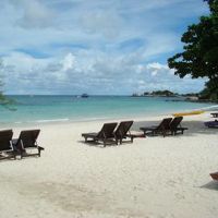 リゾート奥にあるプライベートビーチです。