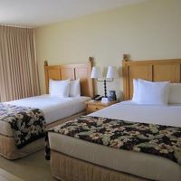 ベッドルーム。ひろーいベッドで寝心地抜群♪