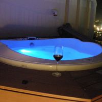 夜のジャグジー