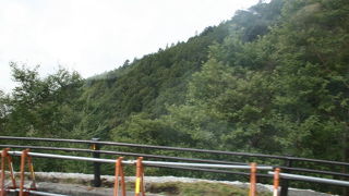 駐車禁止用のバリケードがありました。