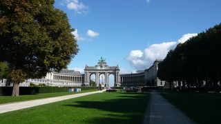 緑の多い憩いの場