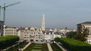 ブリュッセル市内を一望