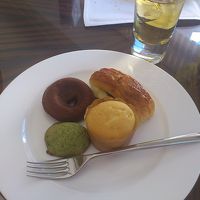 ラウンジでのティータイム