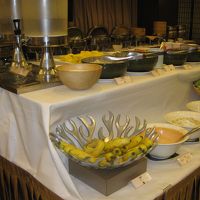 朝食ビュッフェです。