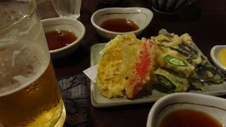 野菜の天ぷら＆蕎麦は王道コンビでしたー