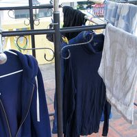 屋上の物干し、乾きが良いです