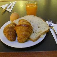 朝食は毎日同じもばかりでちょっと飽きる