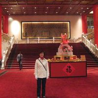 圓山大飯店名物　大階段。これだけで十分雰囲気がある。