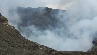 雄大な火山でした