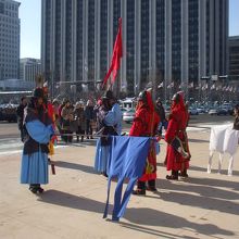 交代儀式の様子