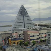 レストランからの青森湾